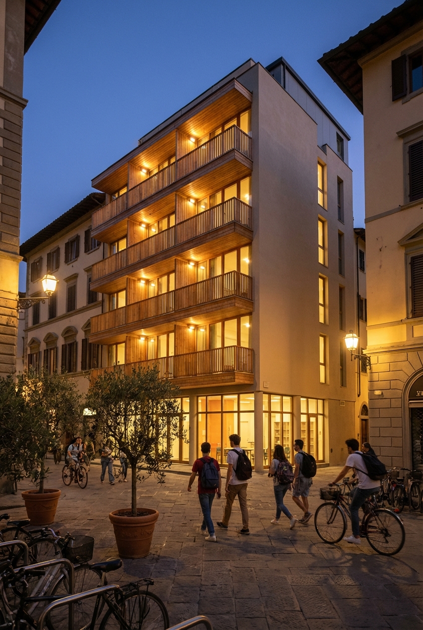 Edificio di student housing in Italia