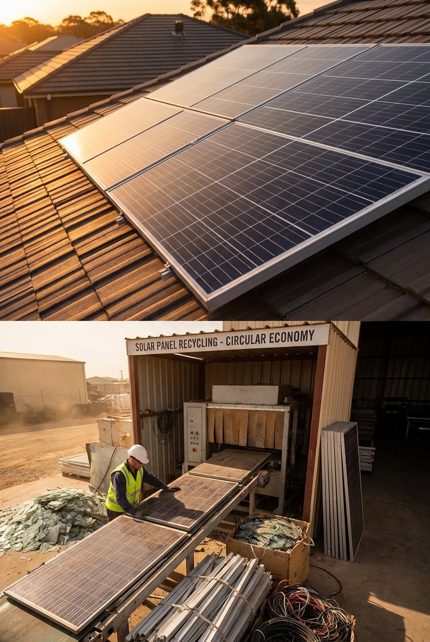 Riciclo dei pannelli fotovoltaici