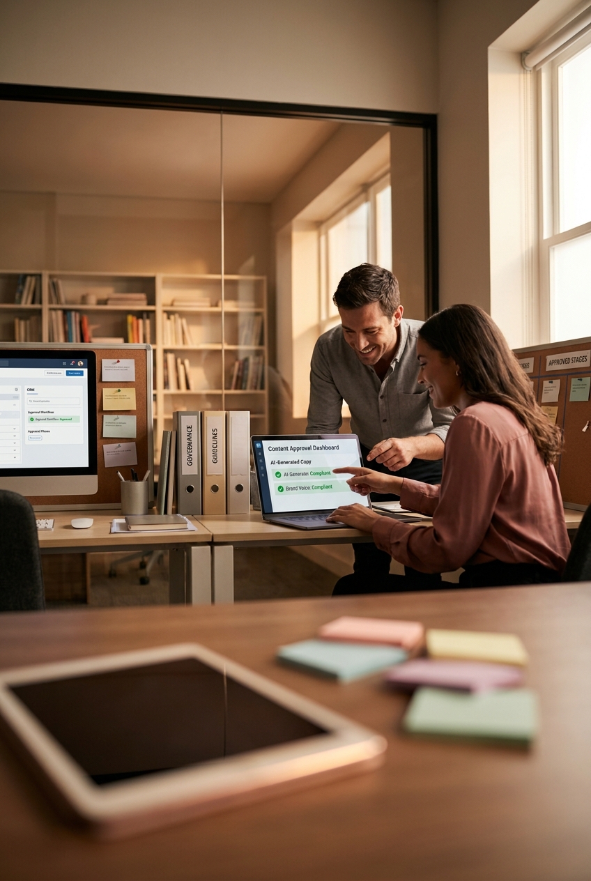Collaboration tra persone e AI per il brand